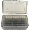 FS Reloading Plastic Ammo Box Medium Rifle 50 Round Translucent Smoke