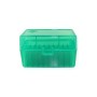 FS Reloading Plastic Ammo Box Small Rifle 50 Round Translucent Green