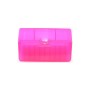 FS Reloading Plastic Ammo Box Small Rifle 50 Round Translucent Pink