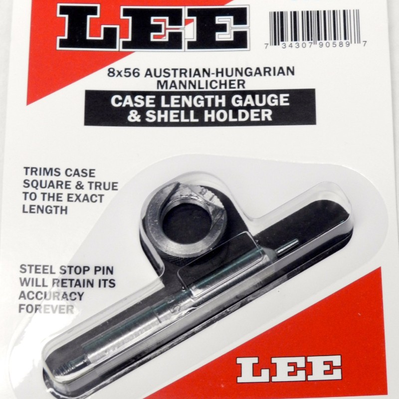 Lee Precision Case Length Gauge & Shell Holder 8x56mm Austrian-Hungarian Mannlicher