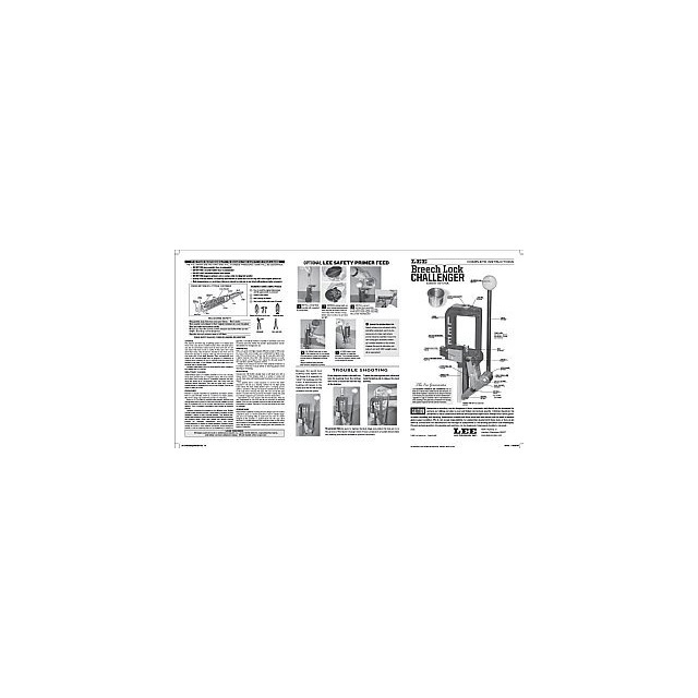 Lee Precision Breech Lock CHALL Instructions