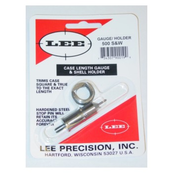 Lee Precision Case Length Gauge & Shell Holder .500 Smith & Wesson