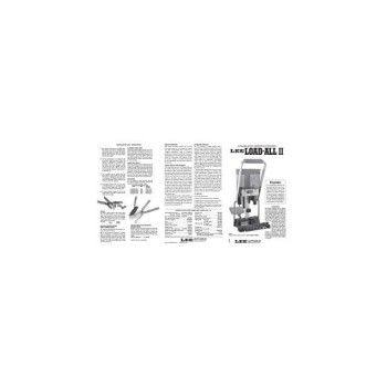 Lee Precision Load All Instruction Sheet