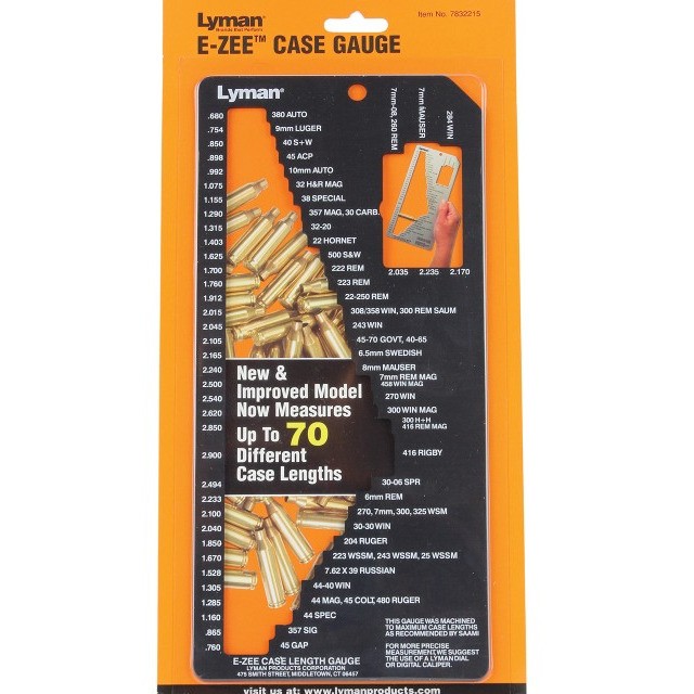 Lyman E-Zee Case Length Gauge