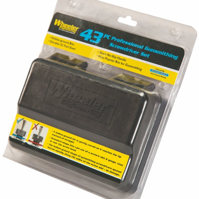 Wheeler Engineering Professional Gunsmithing Screwdriver Set, 43 pc