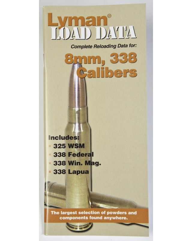 Lyman Load Data Book 8mm, 338 Calibers LY-9780018-img-0