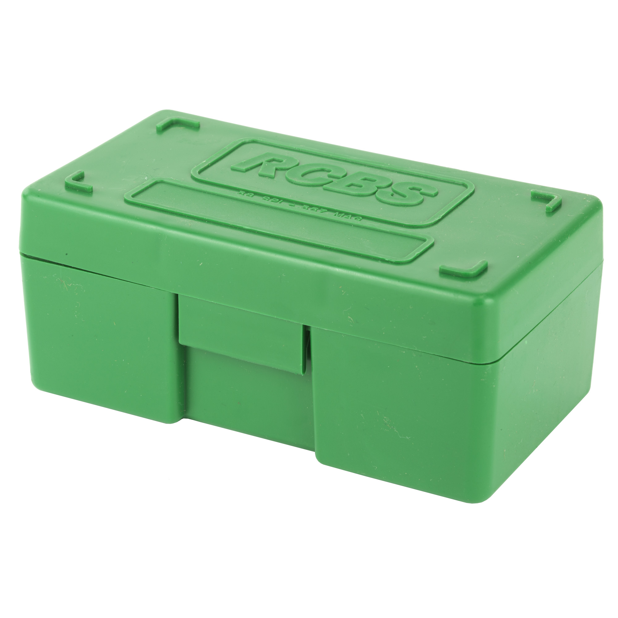 RCBS Medium Pistol Ammo Box, For .38 Special, 357 Mag, Green RC-86905-img-1