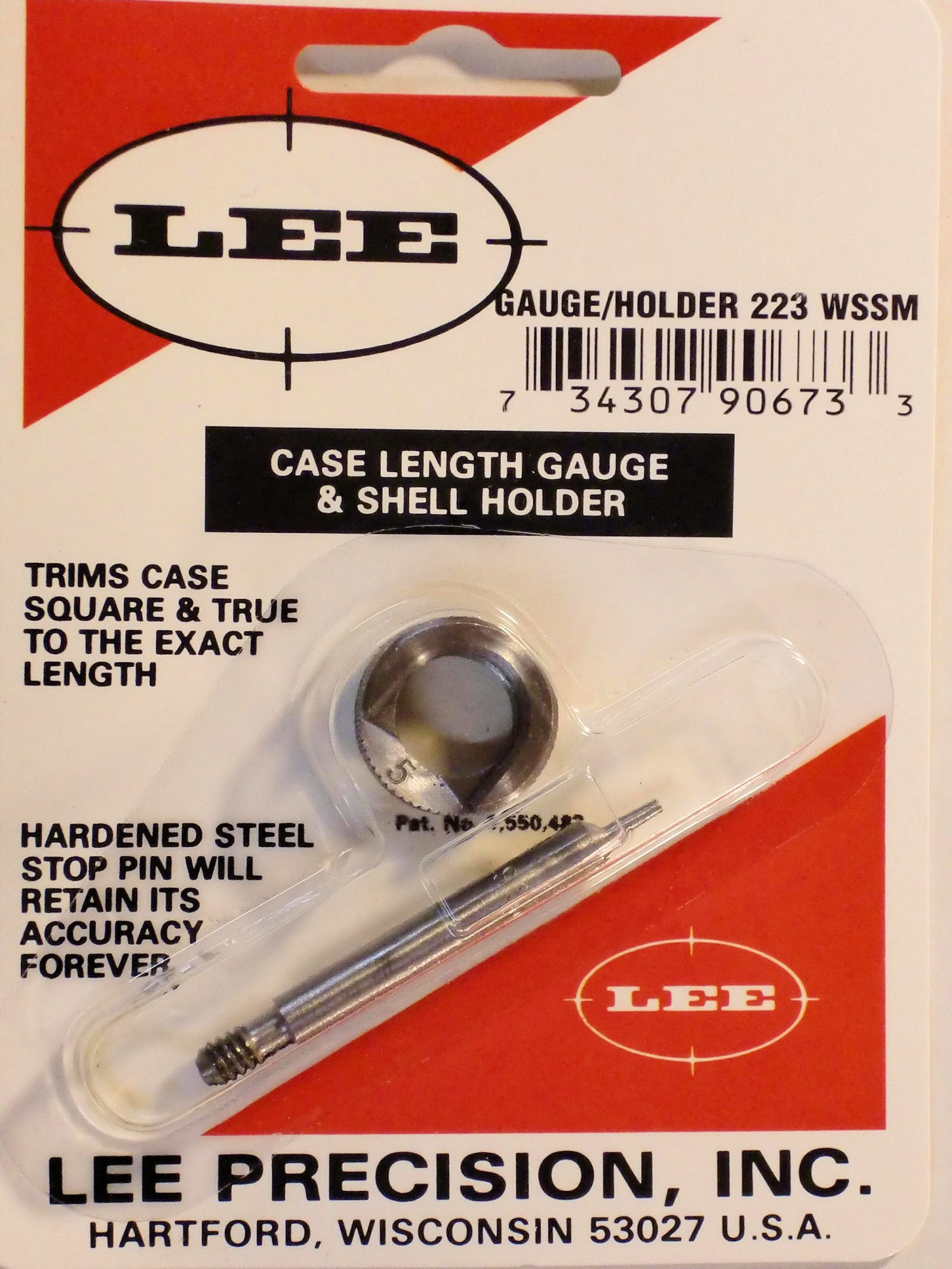 Lee Precision Case Length Gauge & Shell Holder .223 Winchester Super Sh...