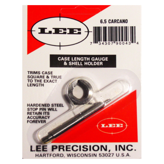Lee Precision Case Length Gauge & Shell Holder 6.5x52mm Carcano 90043-img-0