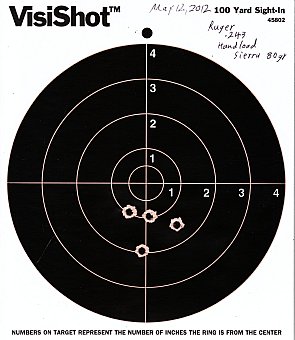 My first time reload results