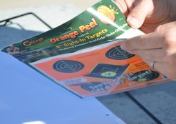 Opening a package of Caldwell Orange Peel Targets Opening a package of Caldwell Orange Peel Targets